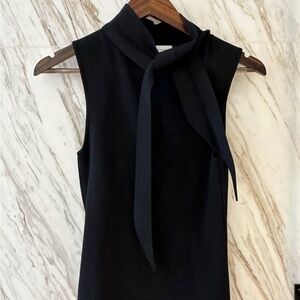 Scanlan Theodore Black Knit Crepe Top - Size US 2/4